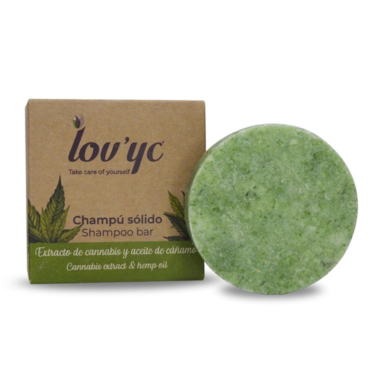 Lovyc Cannabis Y Aceite Shampoo Solido 50Gr